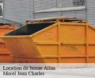 Location de benne  allan-26780 Morel Jean Charles