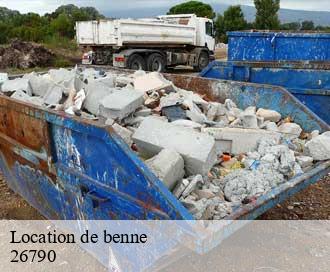 Location de benne  26790